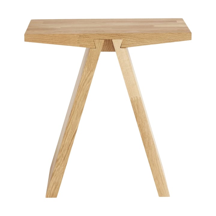 Tabouret Angle 45x45x29 cm - Chêne - MUUBS