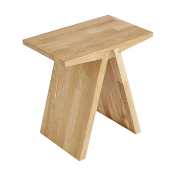 Tabouret Angle 45x45x29 cm - Chêne - MUUBS