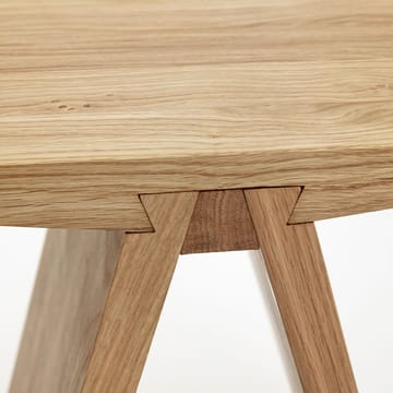 Tabouret Angle 45x45x29 cm - Chêne - MUUBS