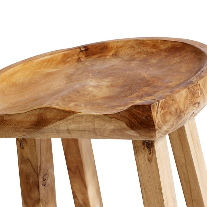 Tabouret de bar Oval - Naturel - MUUBS