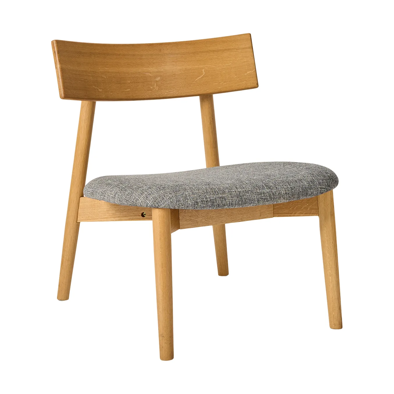 Tetra lounge chair, Tissu couleur béton-chêne huilé naturel MUUBS