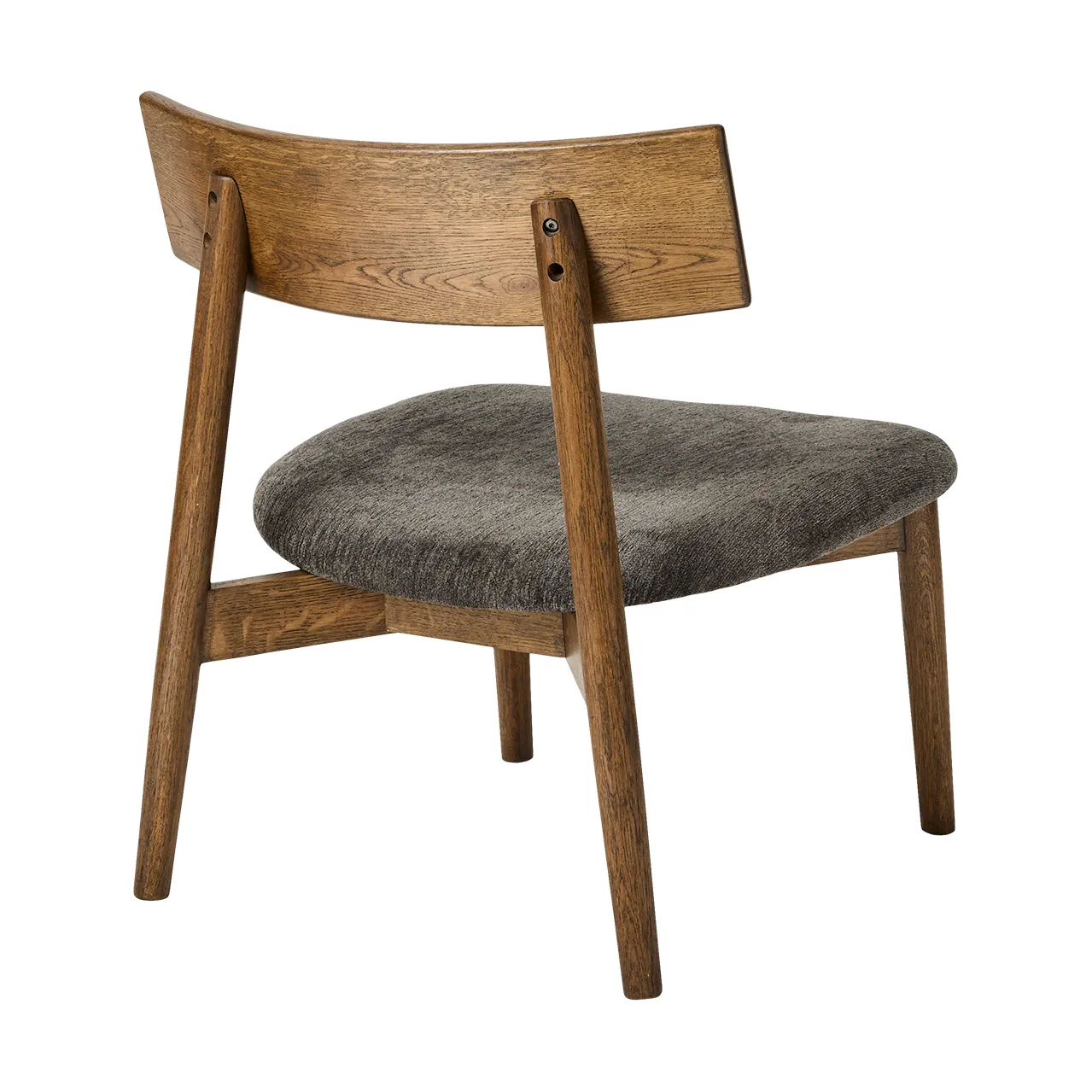 Tetra lounge chair, Tissu couleur granit-chêne foncé huilé MUUBS