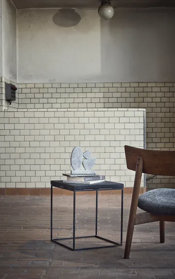 Tetra lounge chair - Tissu couleur granit-chêne foncé huilé - MUUBS