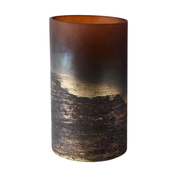 Vase Lana Ø14x25 cm - Brown-gold - MUUBS