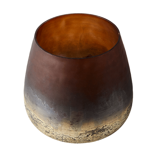 Vase Lana Ø15x15 cm - Brown-gold - MUUBS