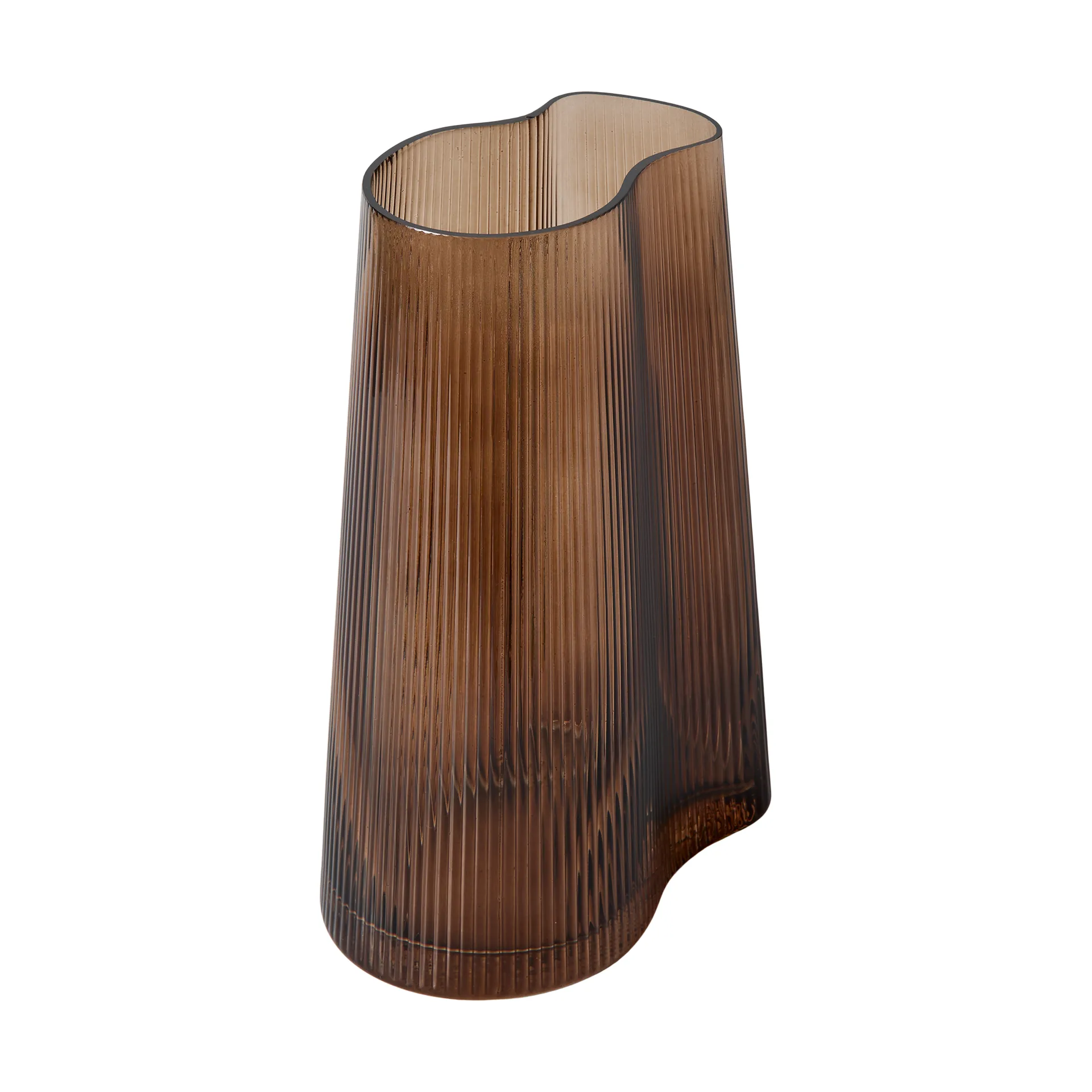 Vase Ripe, Smoked brown, 26 cm MUUBS