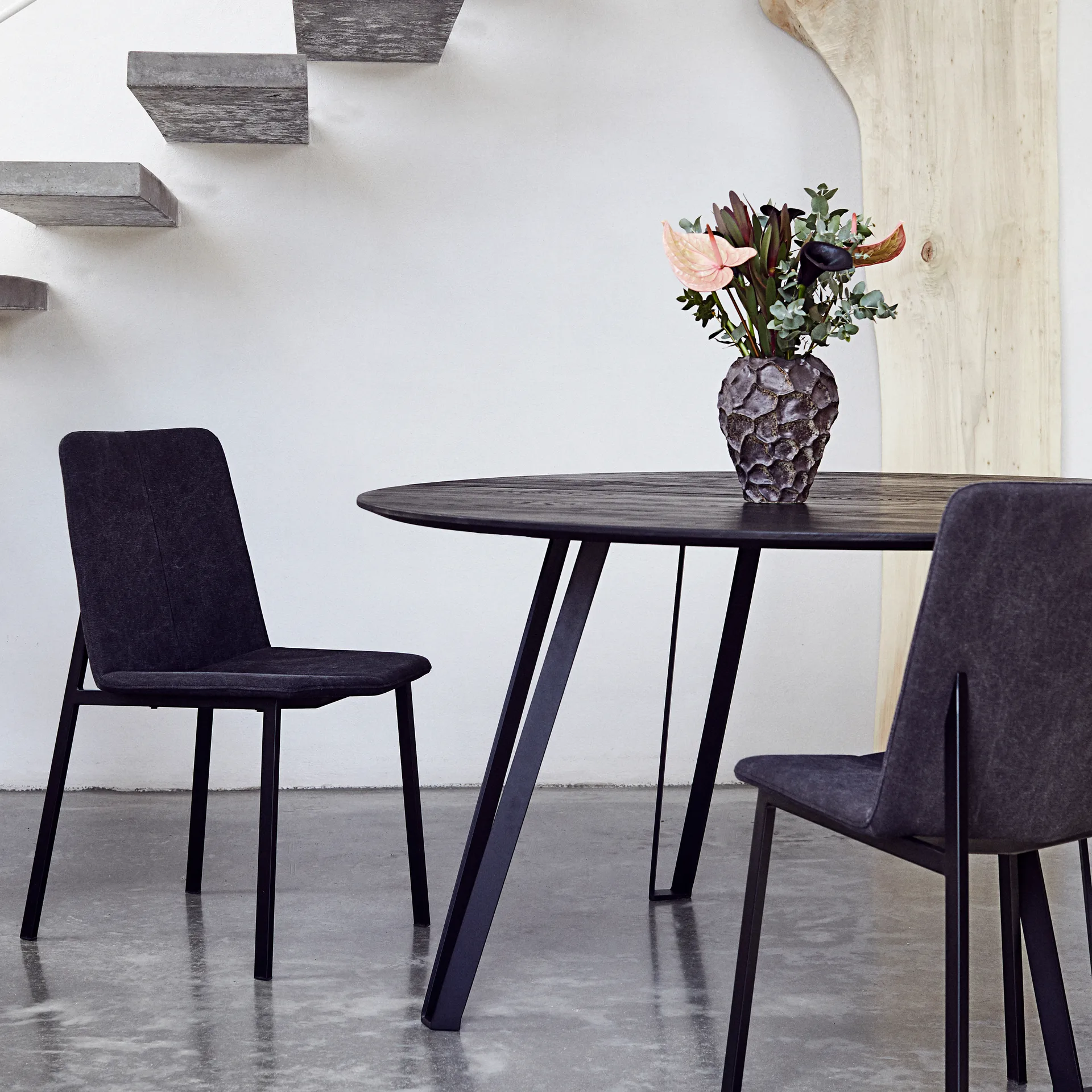 Vase Soil 21,5 cm, Chocolate MUUBS