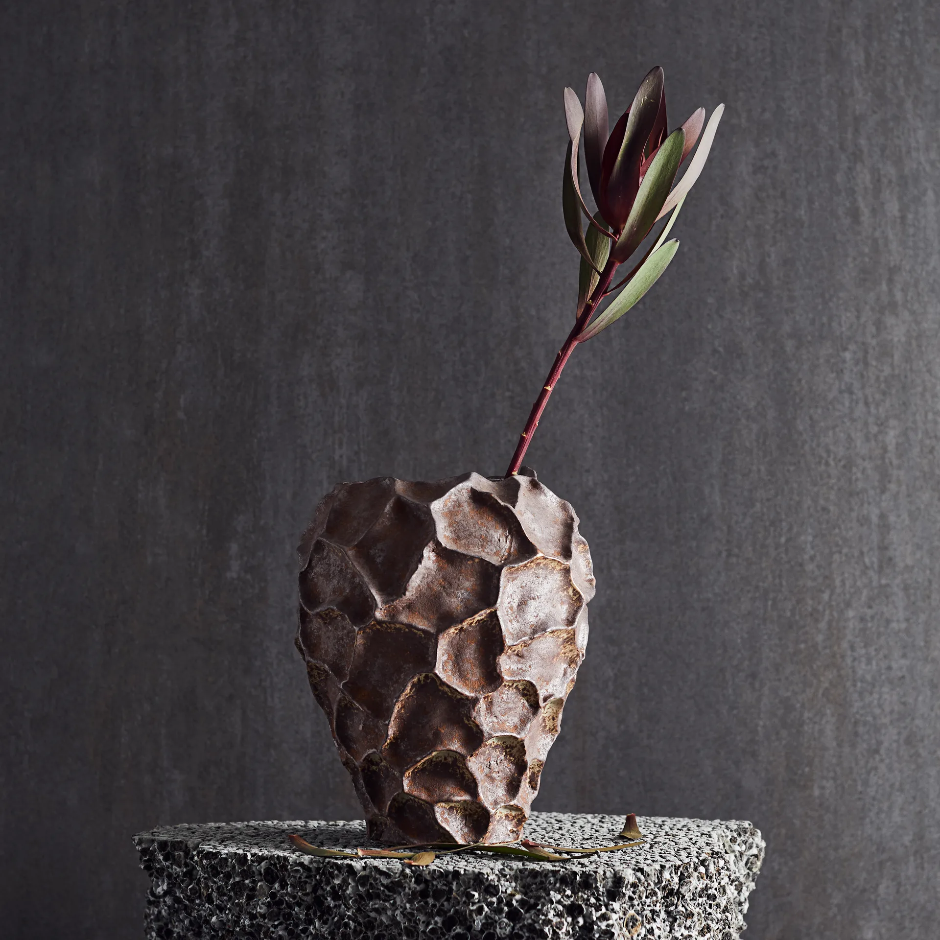 Vase Soil 21,5 cm, Rust MUUBS