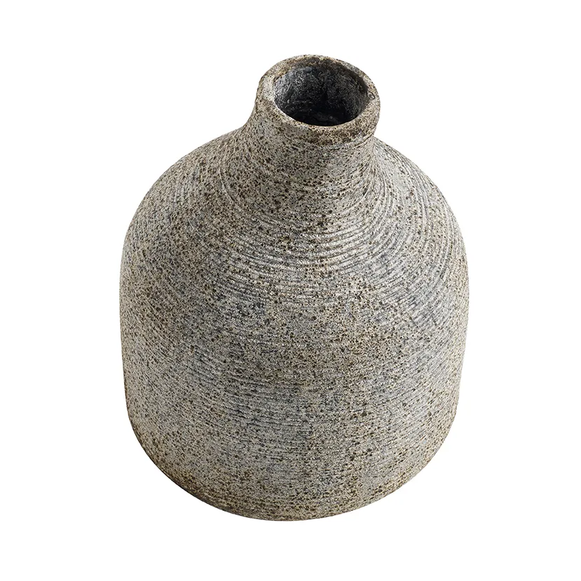 Vase Stain Petit, Gris-marron MUUBS