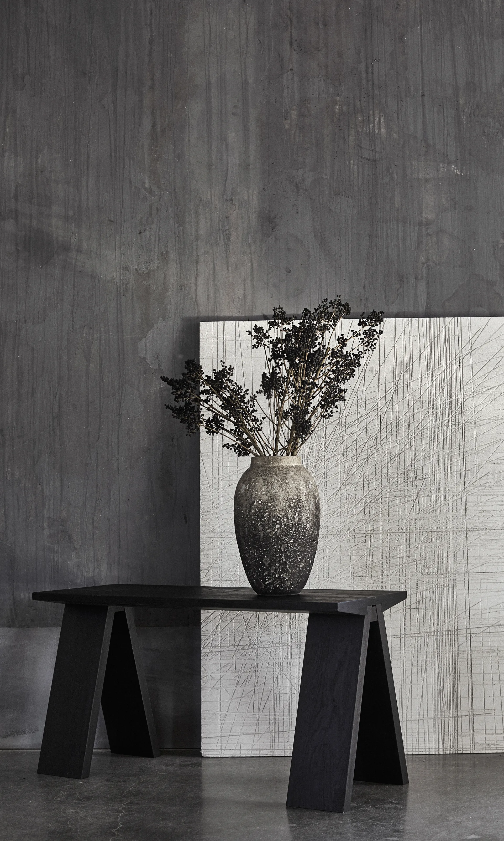 Vase Story 33 cm, Grey MUUBS