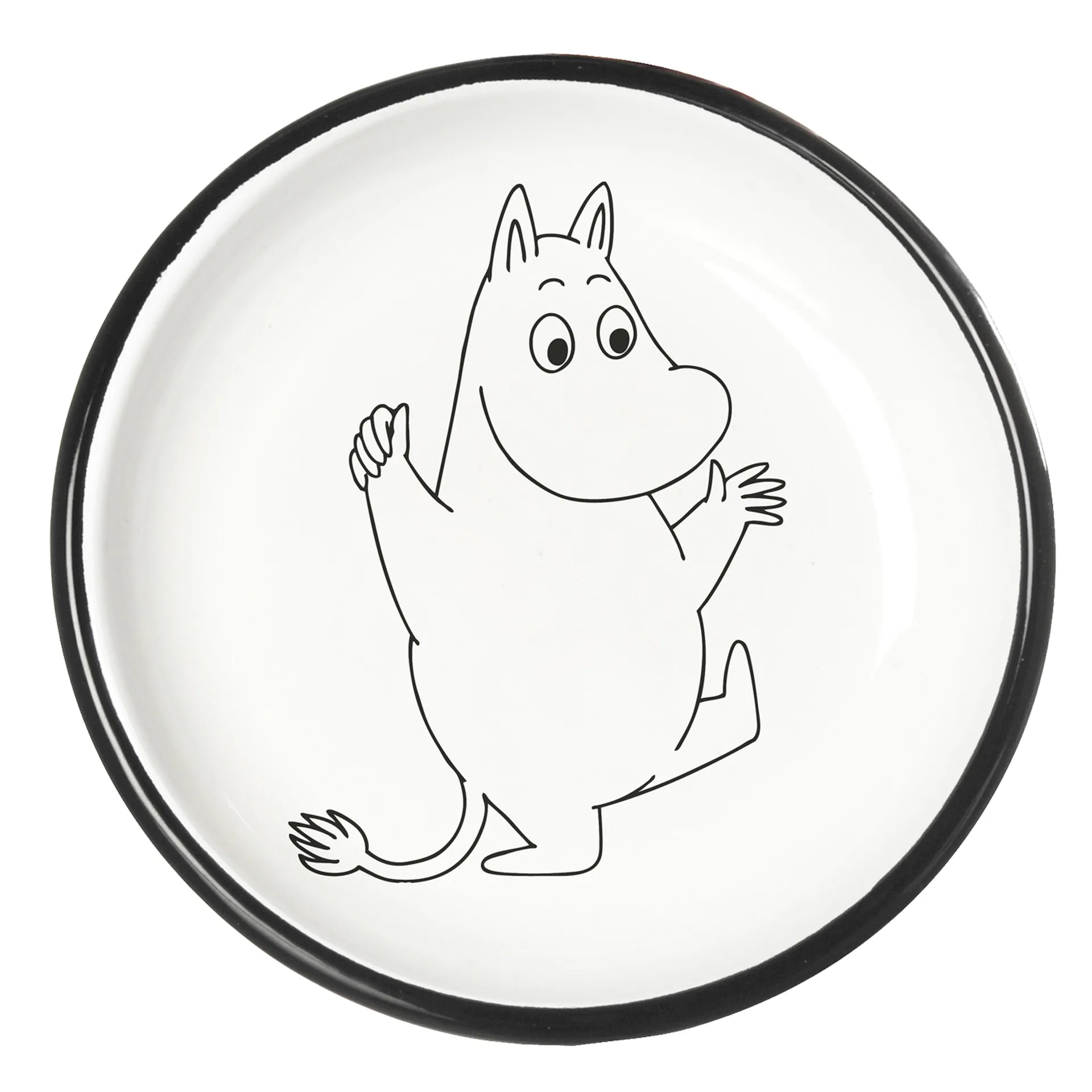 Assiette en émail Moomin Retro 18 cm, Mumin Muurla
