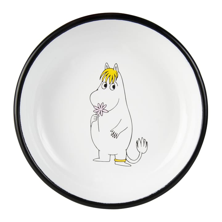 Assiette en émail Moomin Retro 18 cm - Snorkfröken - Muurla