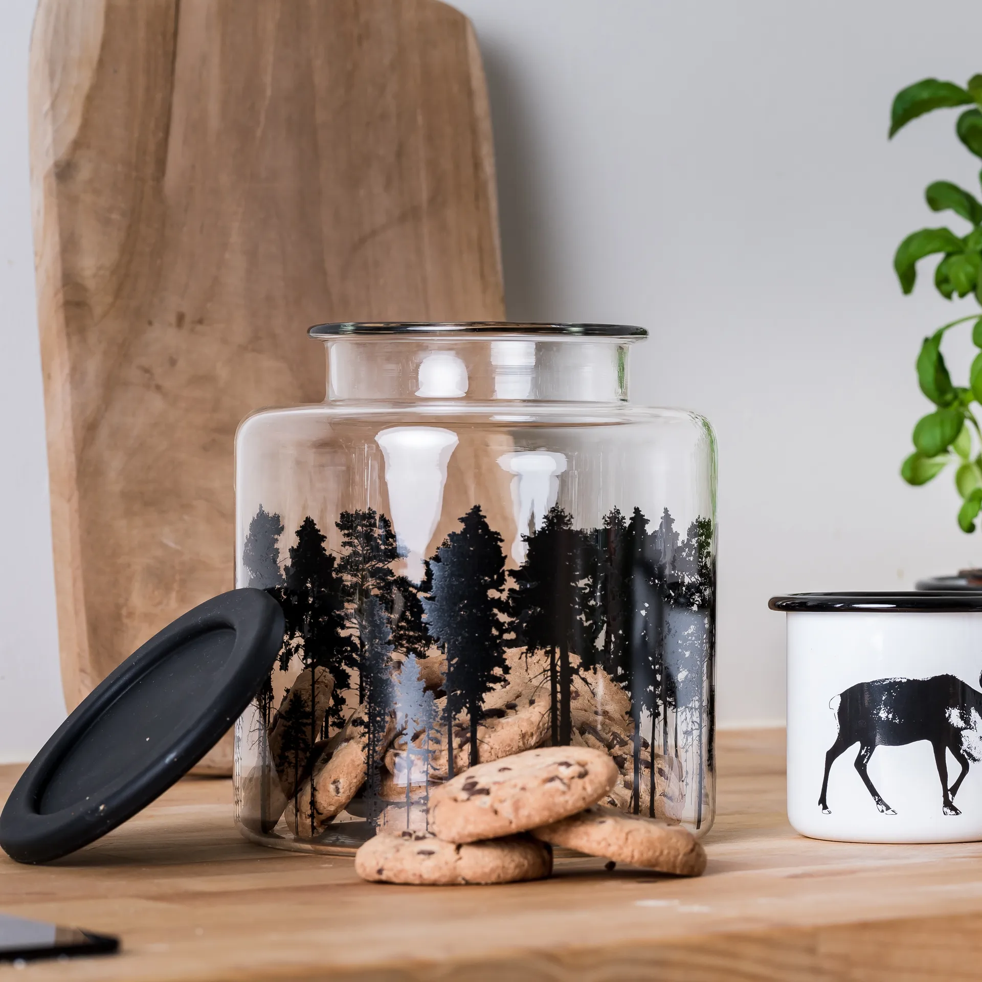 Bocal avec couvercle Forest, 3 l Muurla