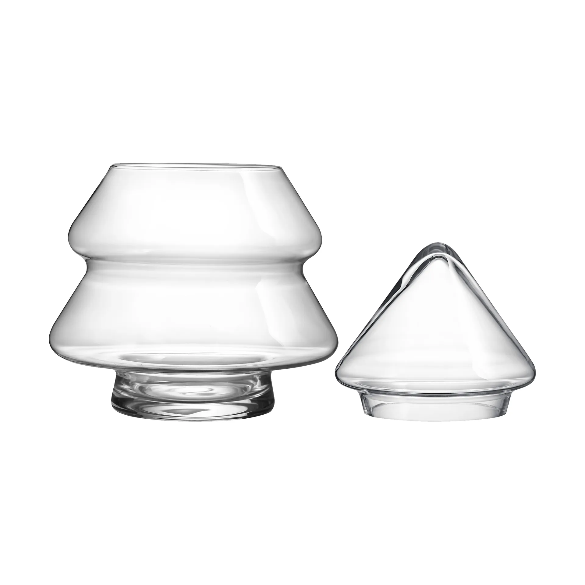 Bocal en verre avec couvercle Glass tree, 20 cm Muurla