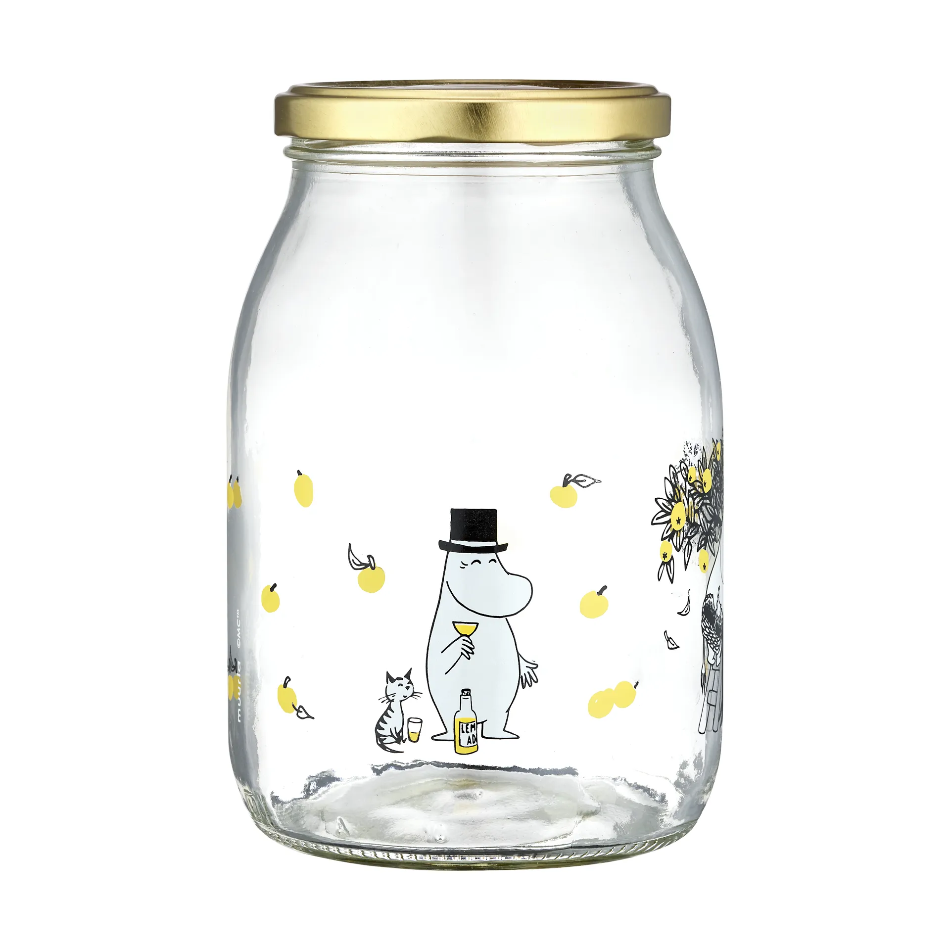Bocal en verre Moomin 1 L, Apples Muurla
