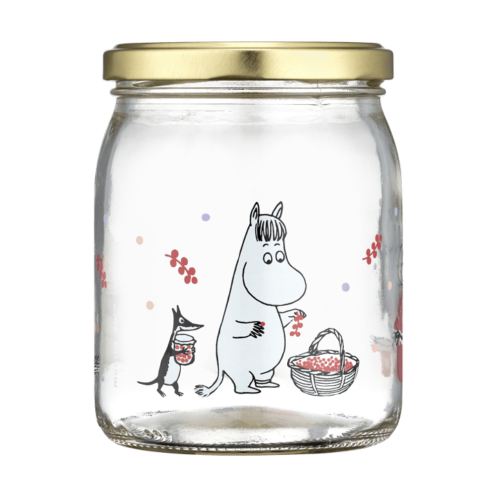 Bocal en verre Moomin 50 cl, Berries Muurla