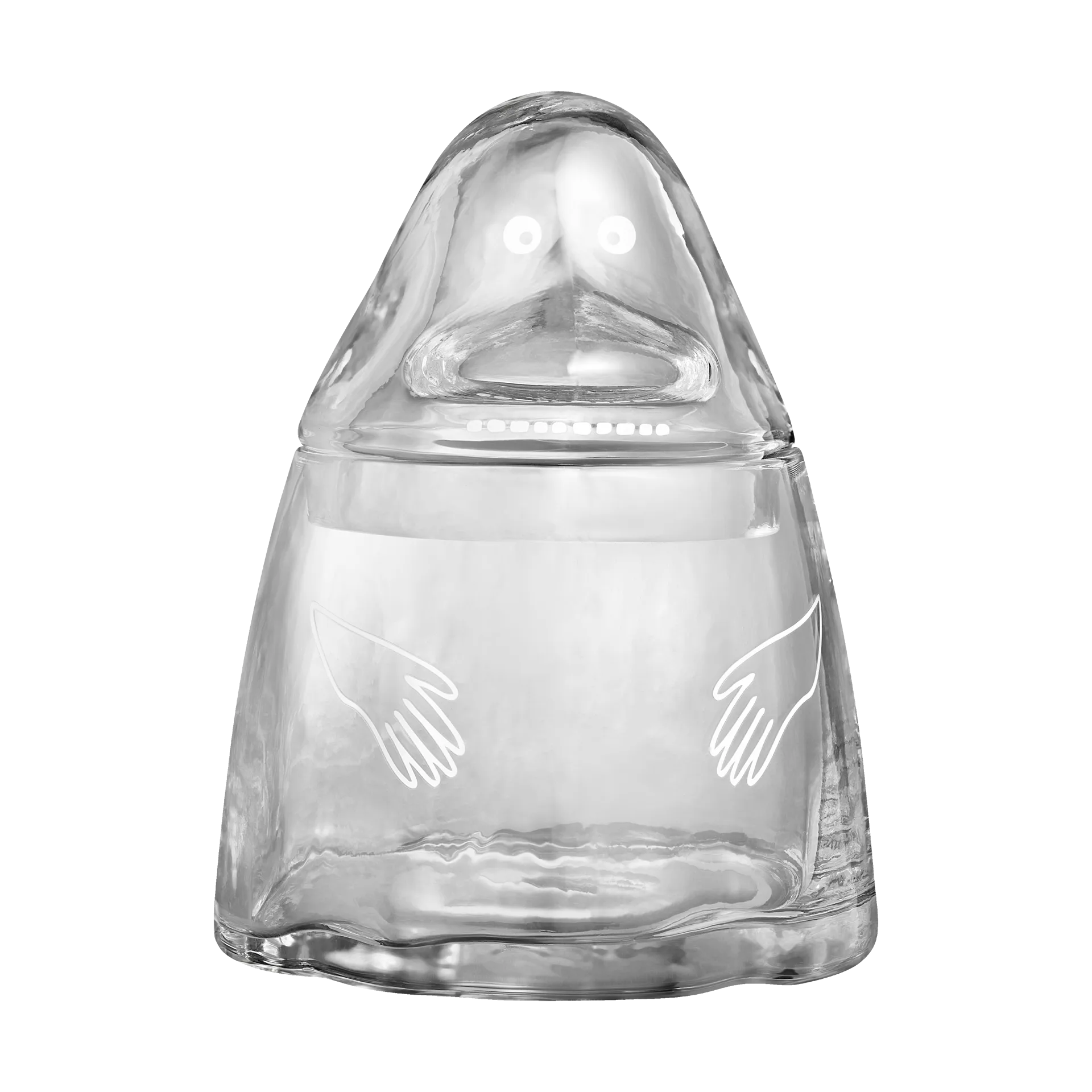 Bocal en verre Moomin, Groke Muurla