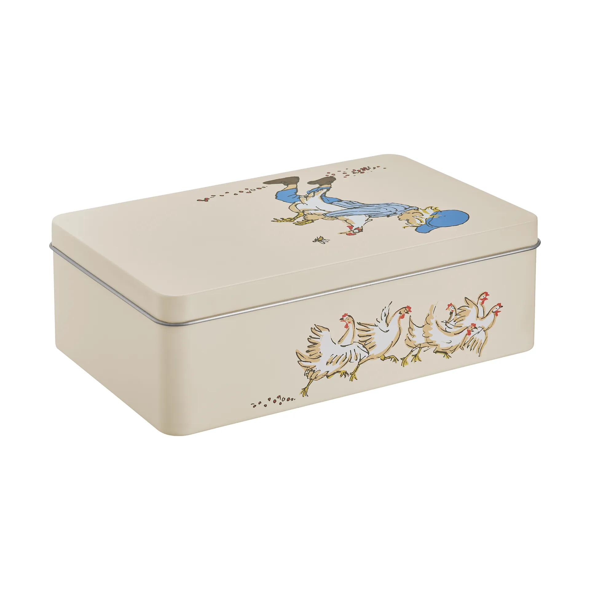 Boîte en métal Emil 18x12x6 cm, Cluck Cluck Muurla