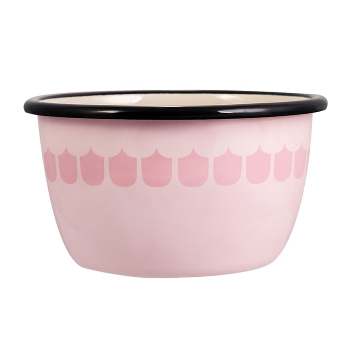 Bol en émail Vappu 60 cl, Rose Muurla