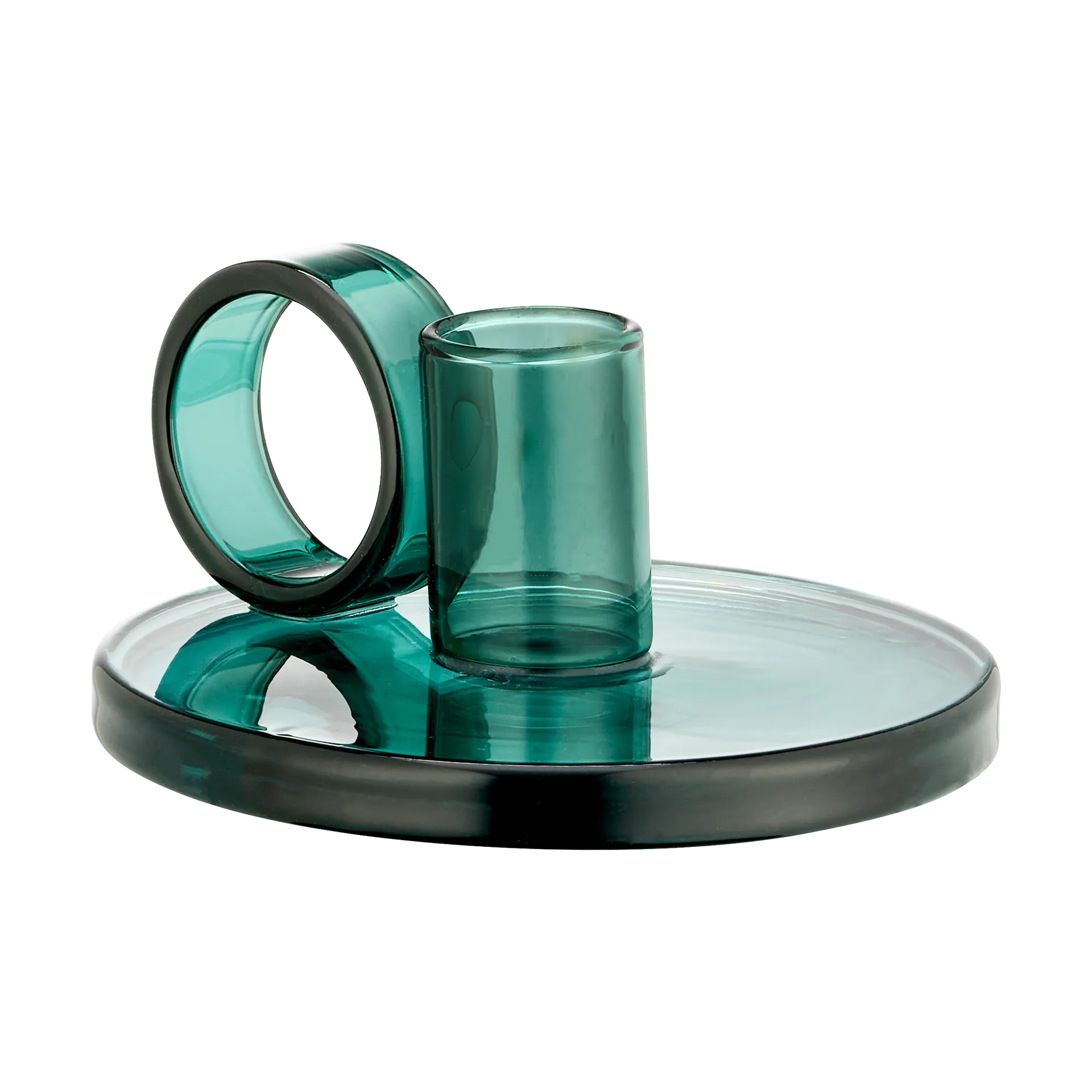Bougeoir Loop Ø11 cm, Teal Muurla