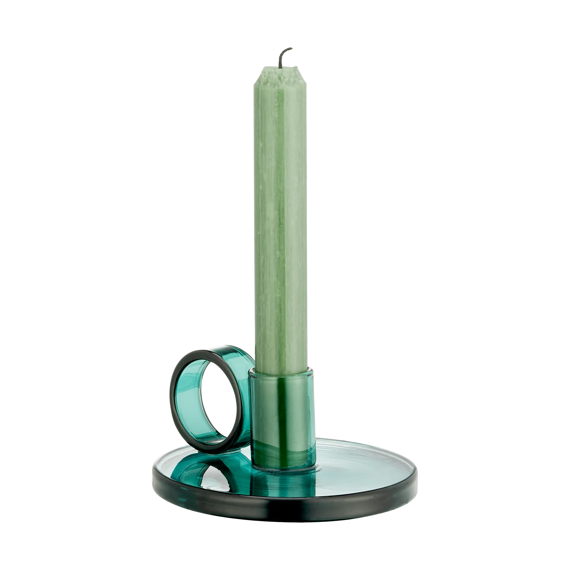 Bougeoir Loop Ø11 cm, Teal Muurla