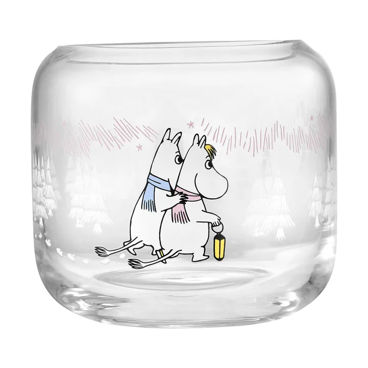 Bougeoir Moomin Ø9x8 cm - Frosty Day - Muurla