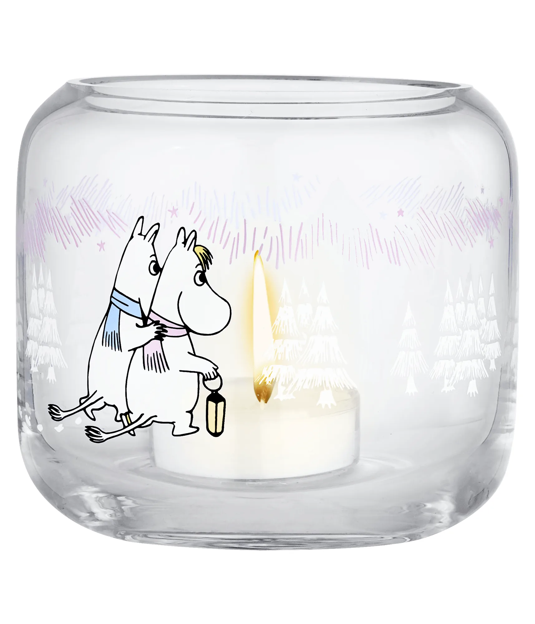 Bougeoir Moomin Ø9x8 cm, Frosty Day Muurla