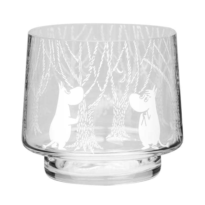 Bougeoir/bol In the Woods 8 cm - Transparent-blanc - Muurla