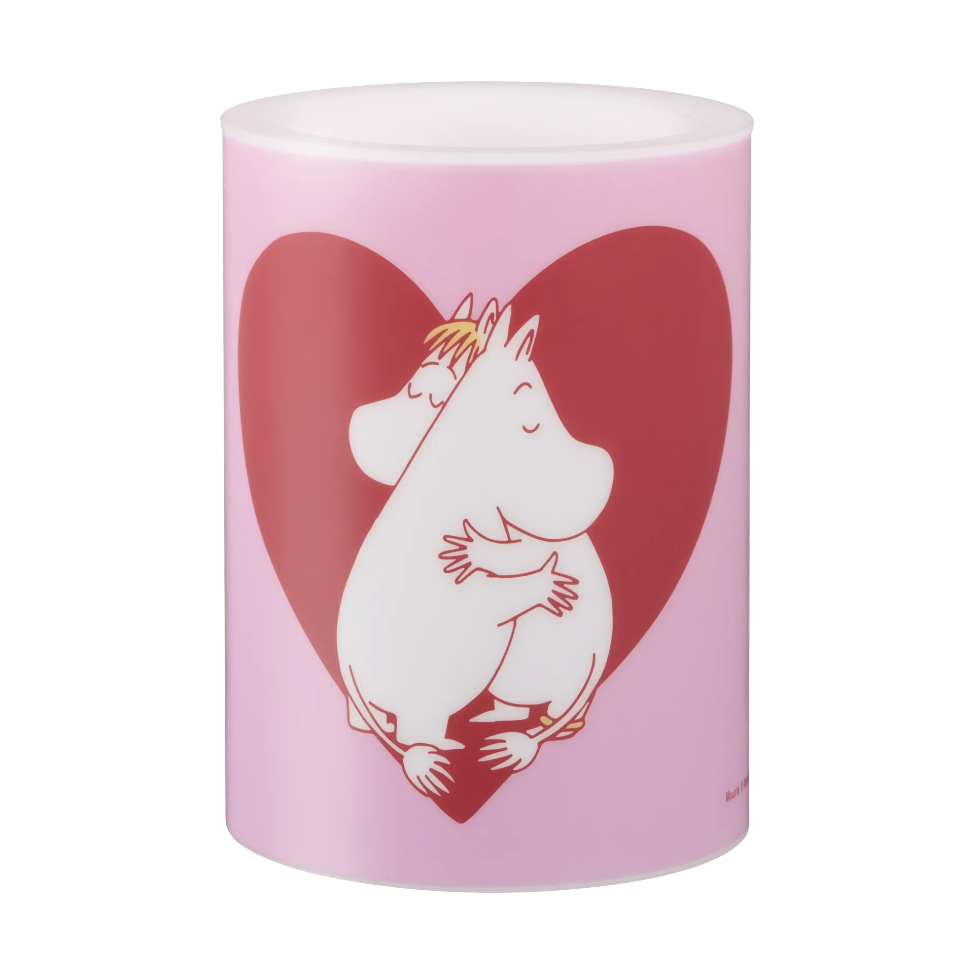 Bougie bloc LED Moomin 10 cm, Heart Muurla