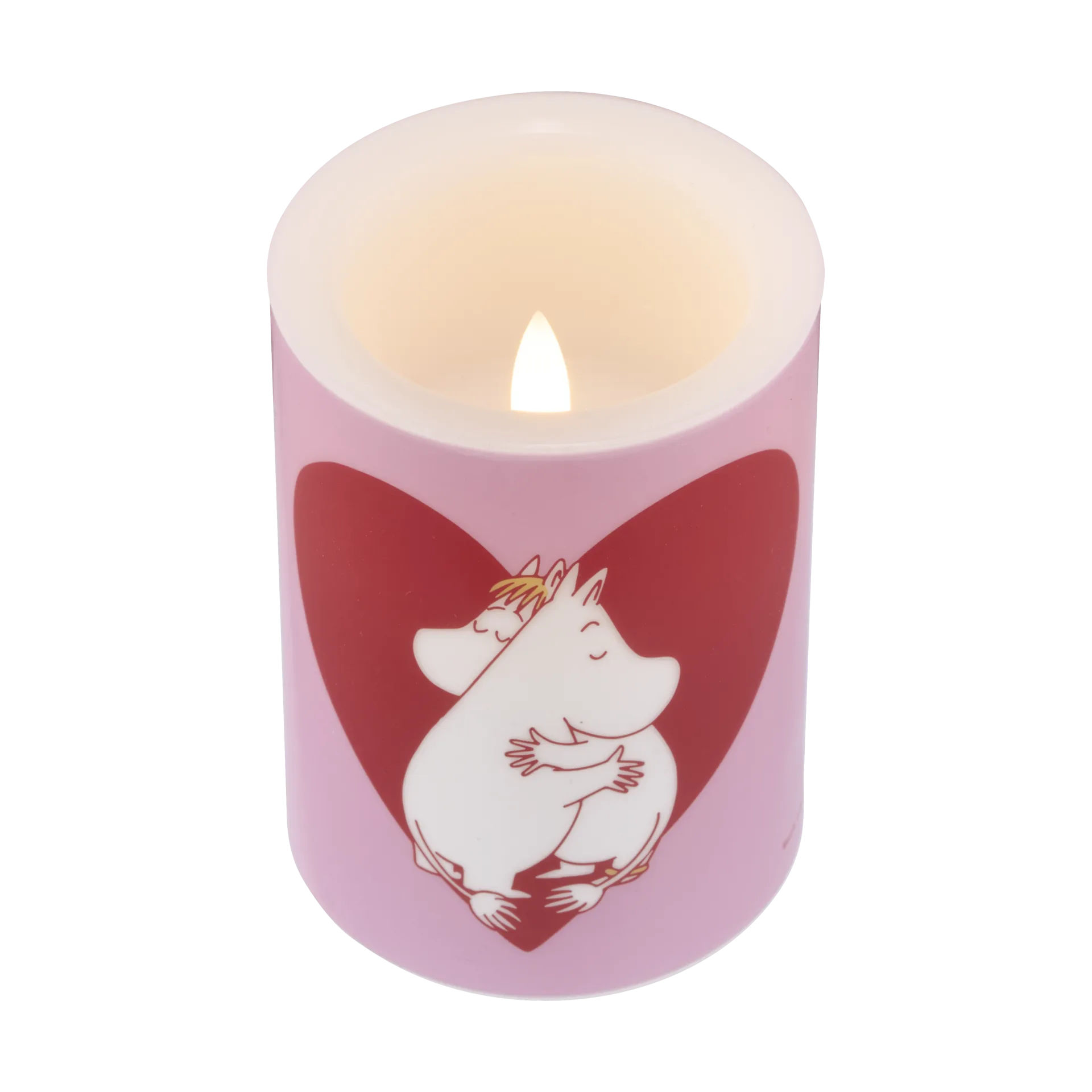 Bougie bloc LED Moomin 10 cm, Heart Muurla