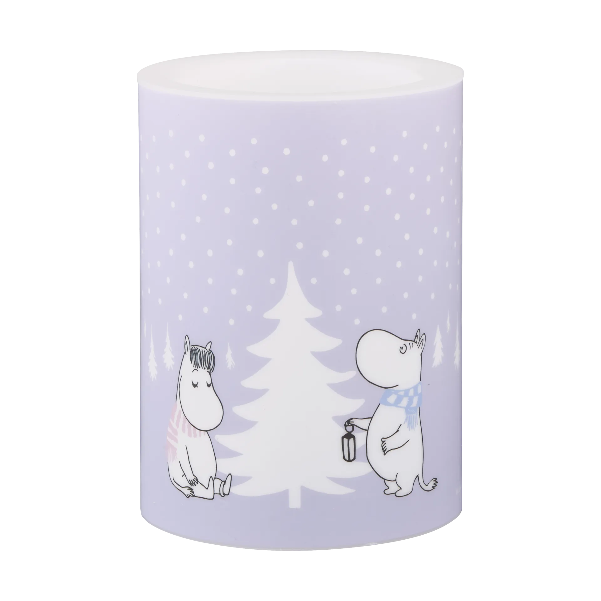 Bougie bloc LED Moomin 10 cm, Snowfall Muurla