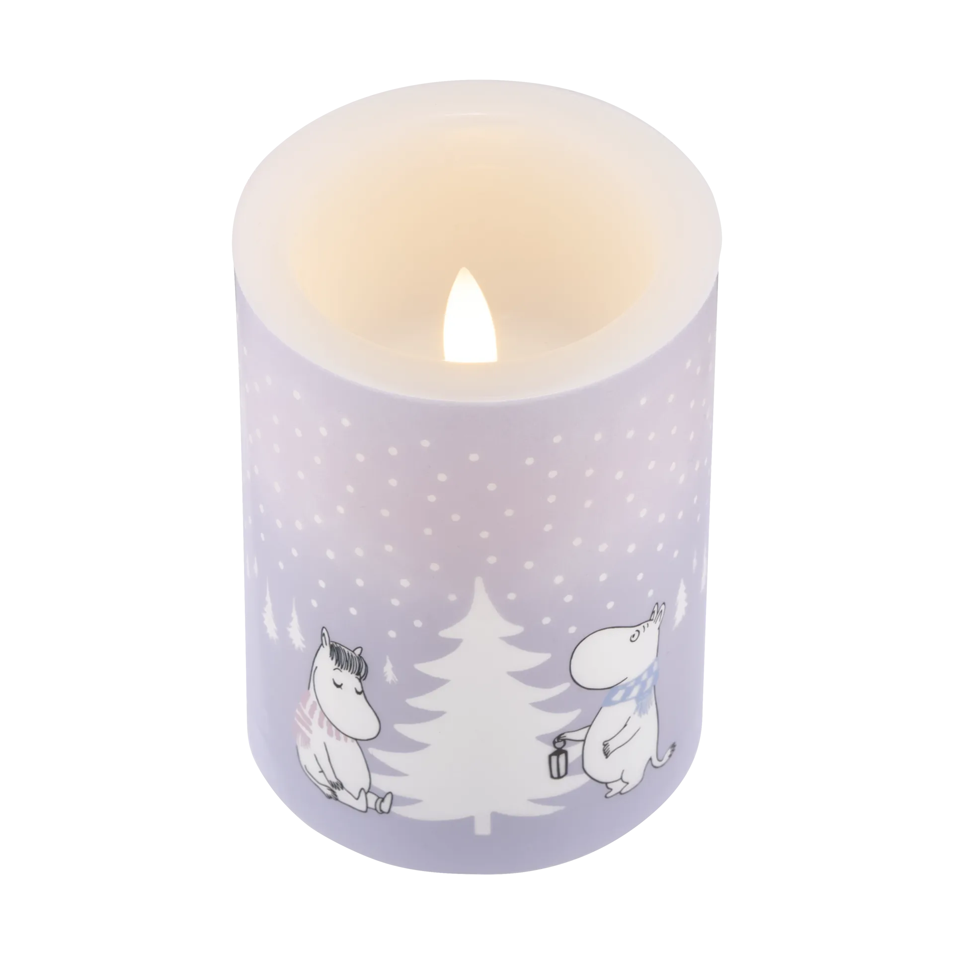 Bougie bloc LED Moomin 10 cm, Snowfall Muurla