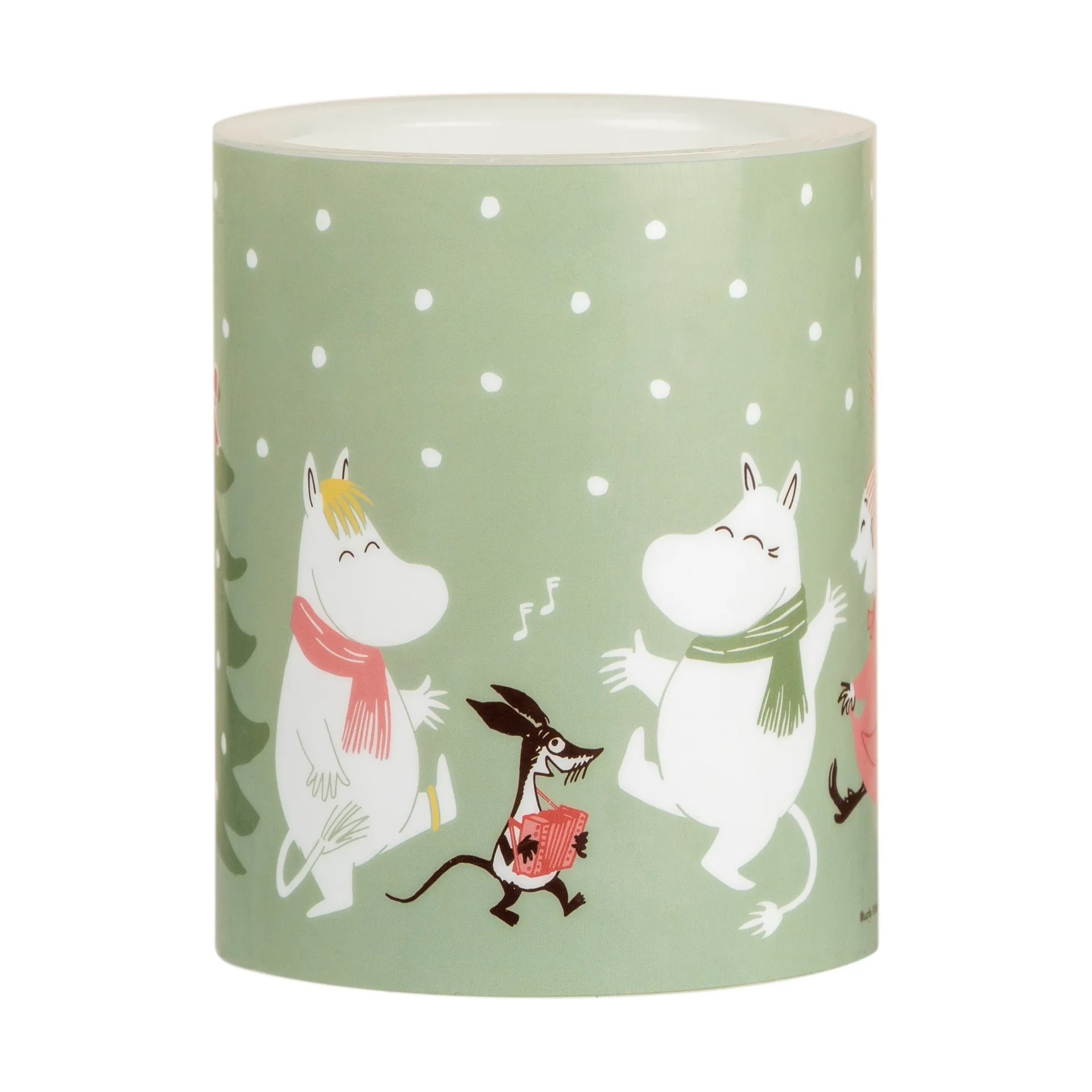 Bougie bloc LED Moomin 12,5 cm, Festive spirits Muurla