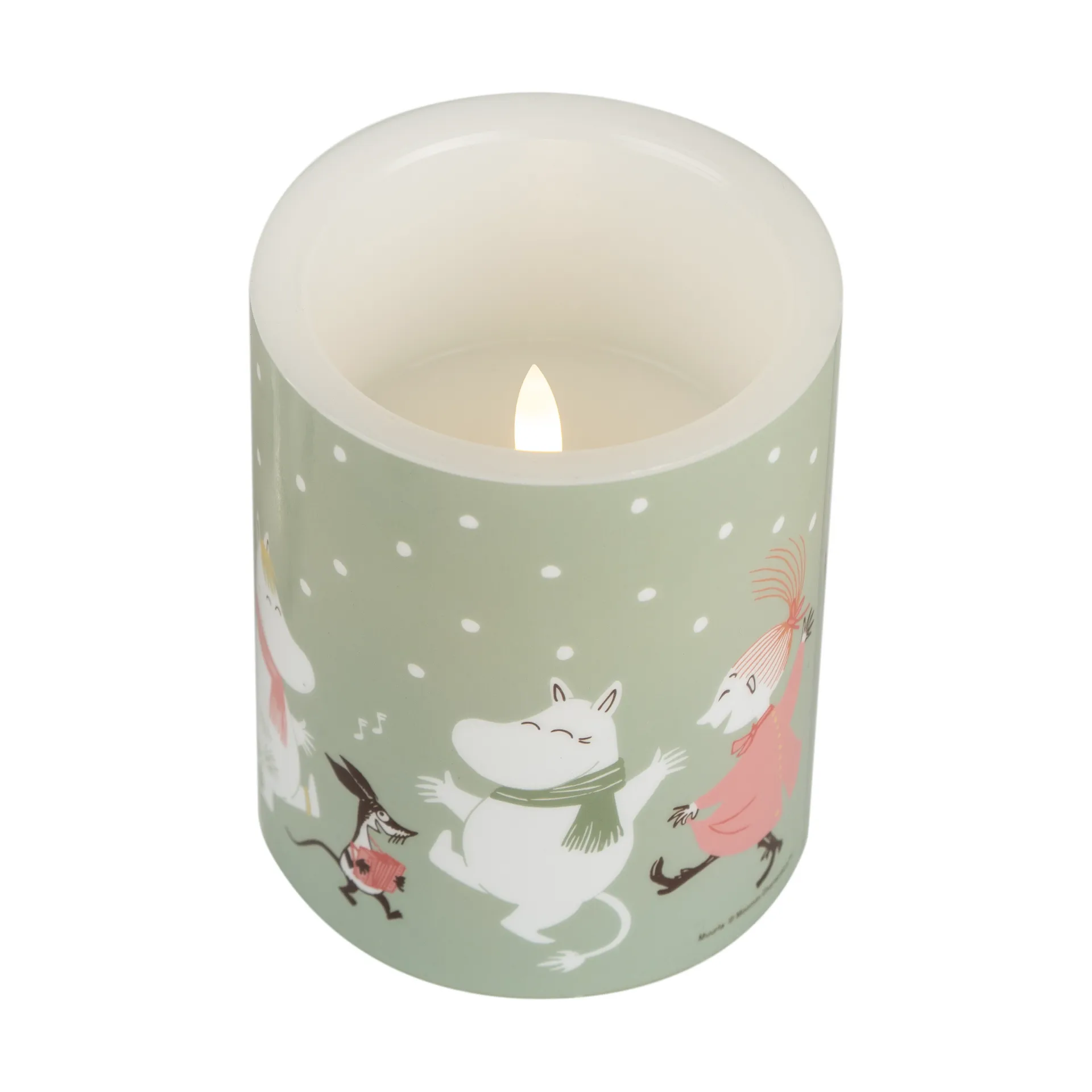 Bougie bloc LED Moomin 12,5 cm, Festive spirits Muurla
