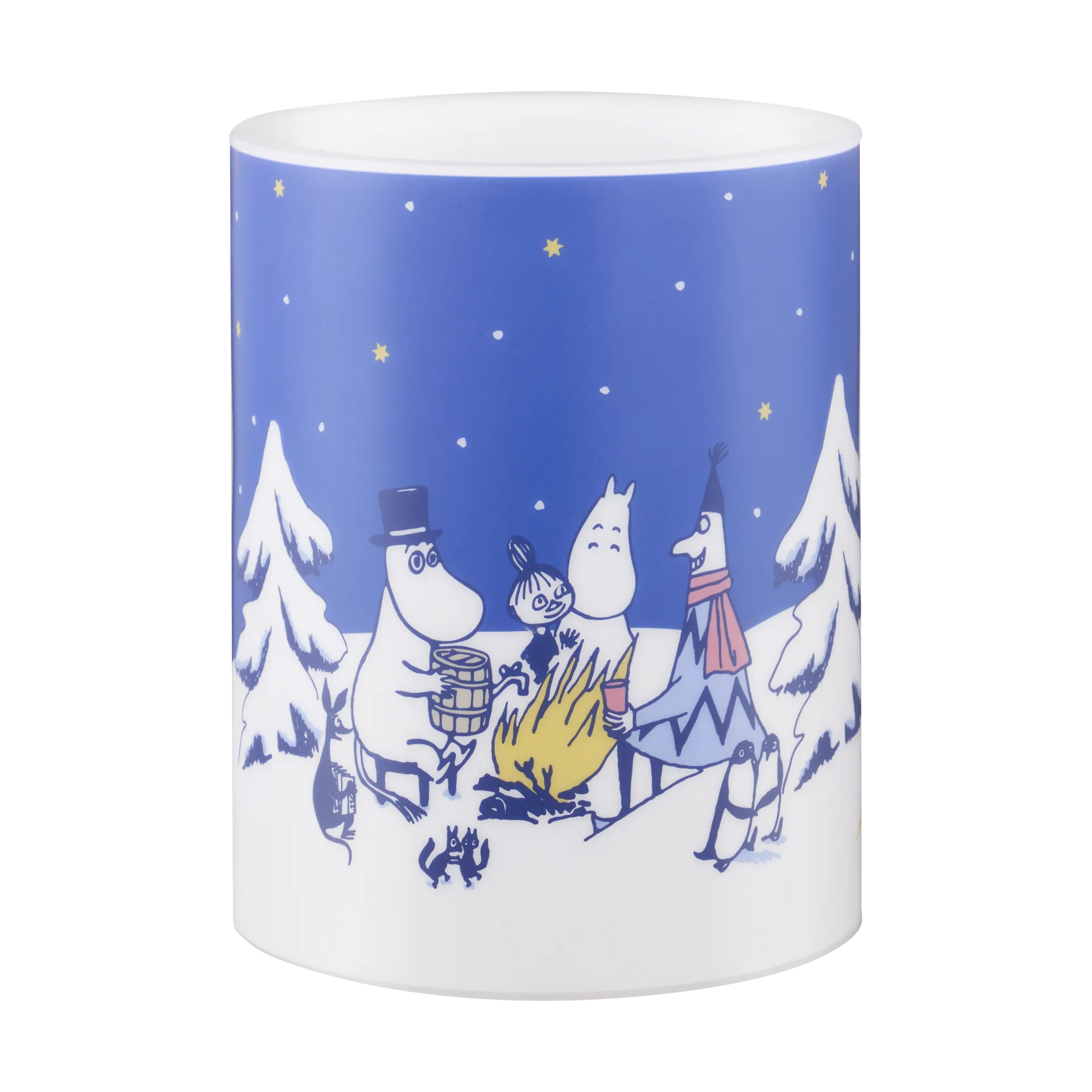 Bougie bloc LED Moomin 12,5 cm, Starry night Muurla
