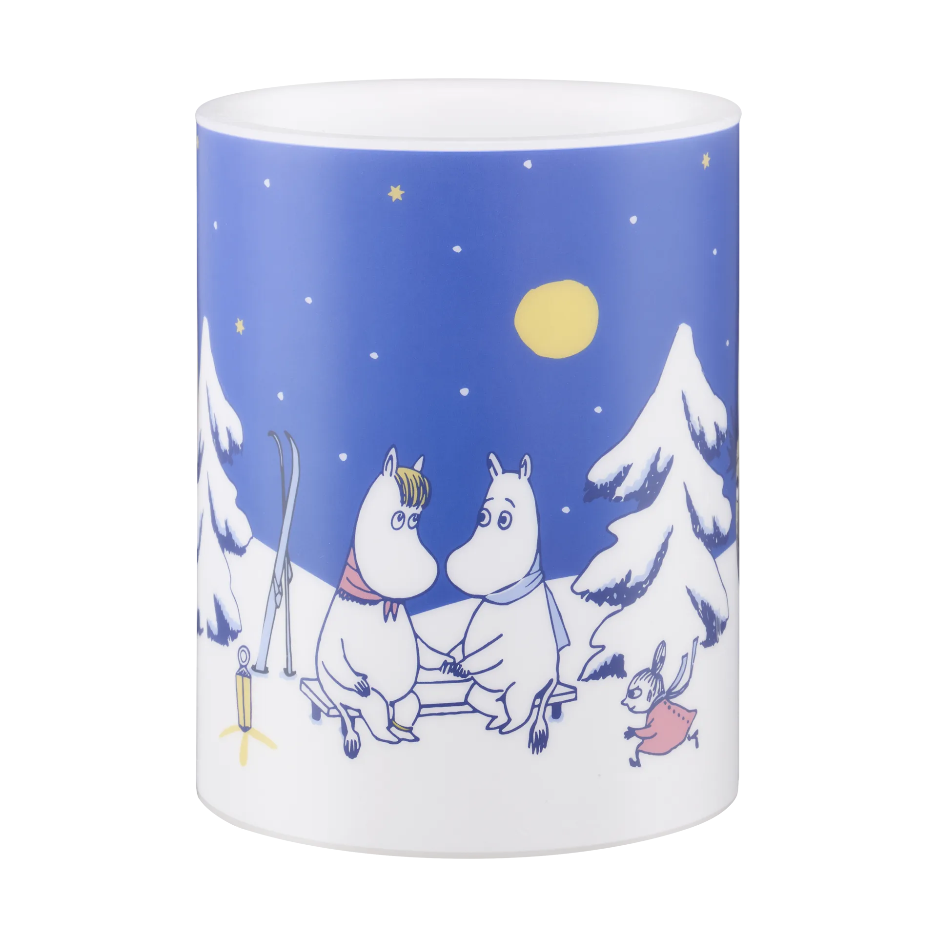 Bougie bloc LED Moomin 12,5 cm, Starry night Muurla