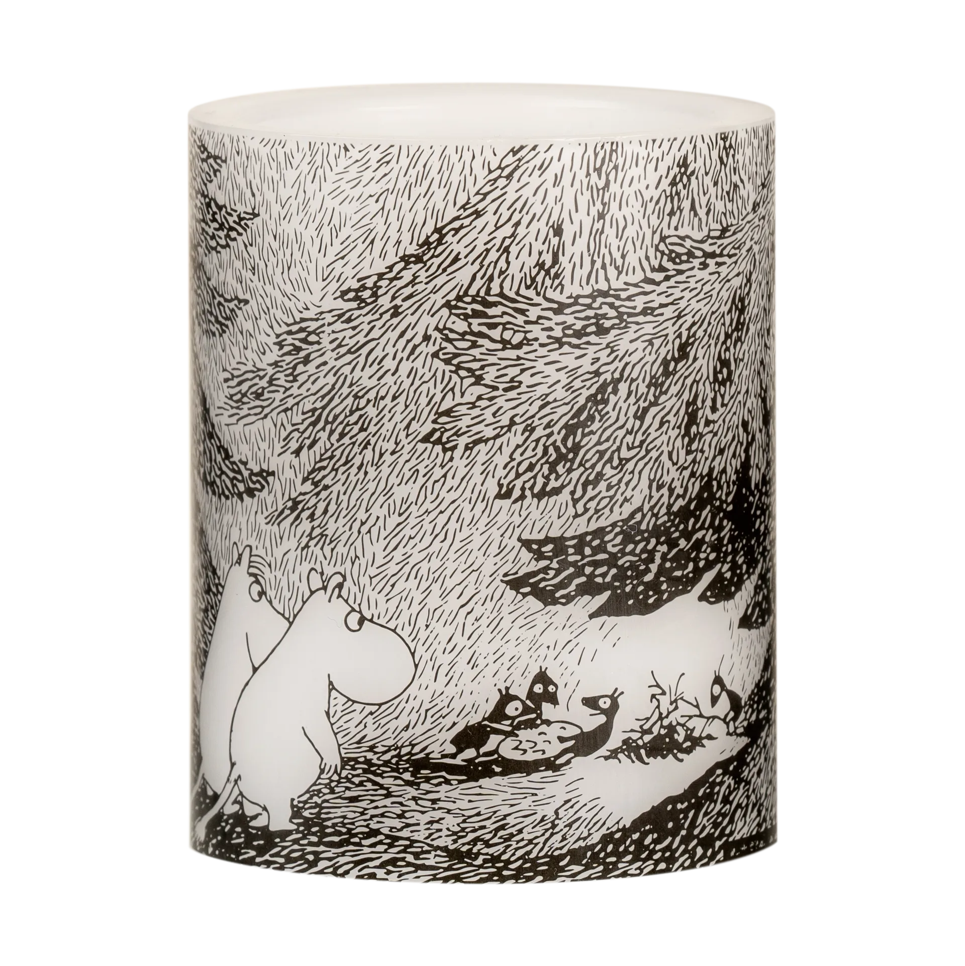 Bougie bloc LED Moomin 12,5 cm, Under the trees Muurla