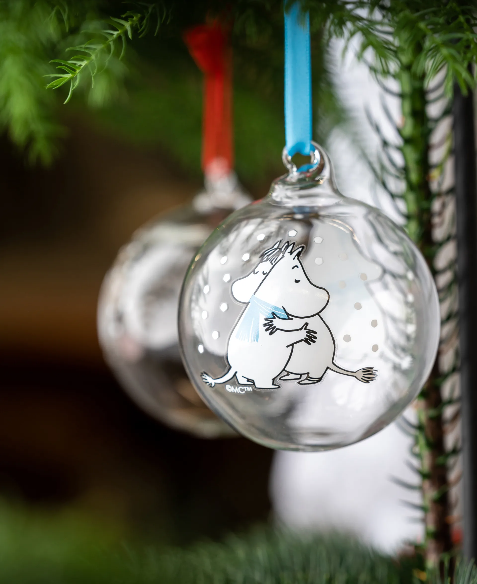 Boule de Noël Moomin Ø7 cm, Cuddle Muurla