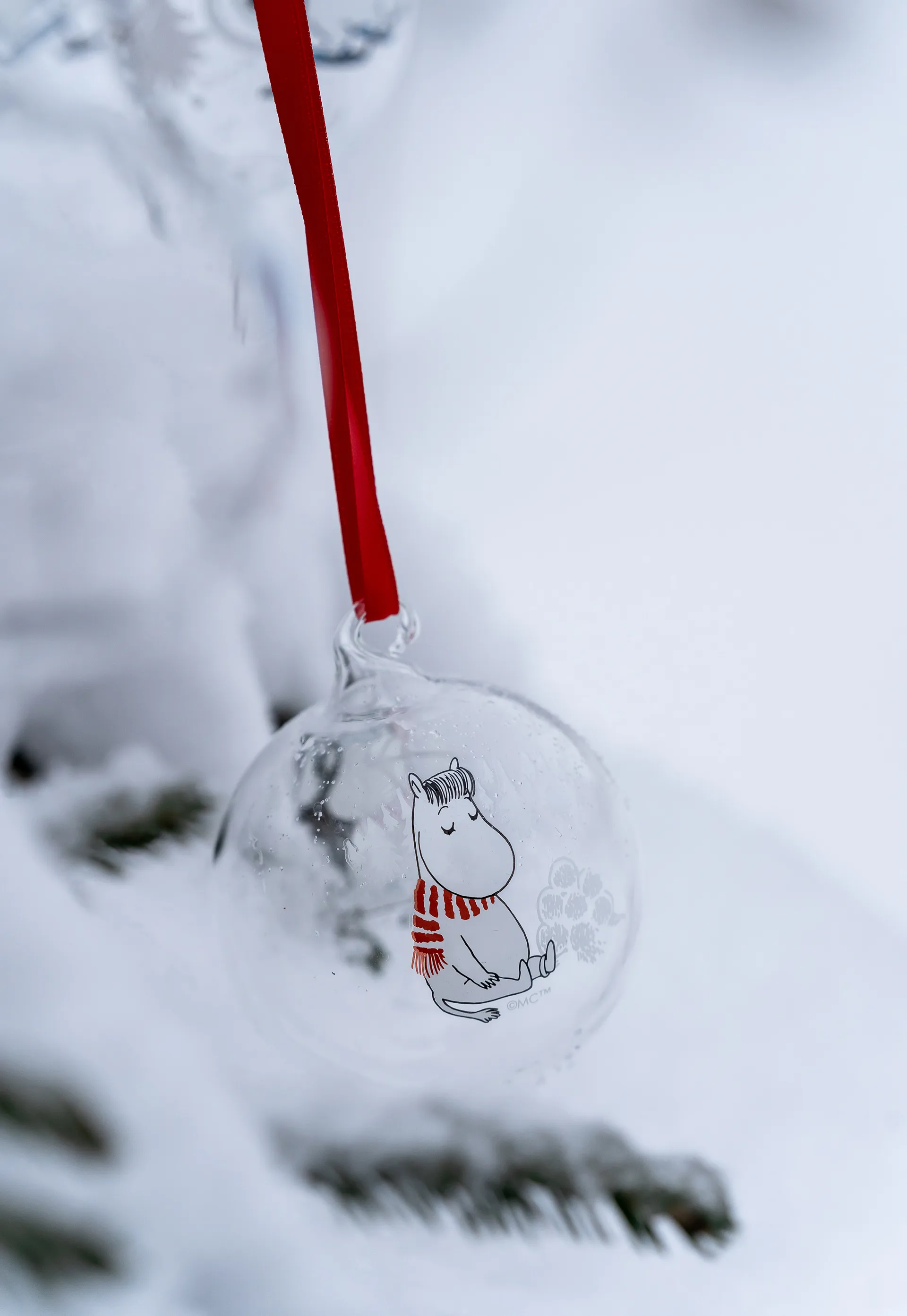 Boule de Noël Moomin Ø7 cm, Snorkmaiden Muurla