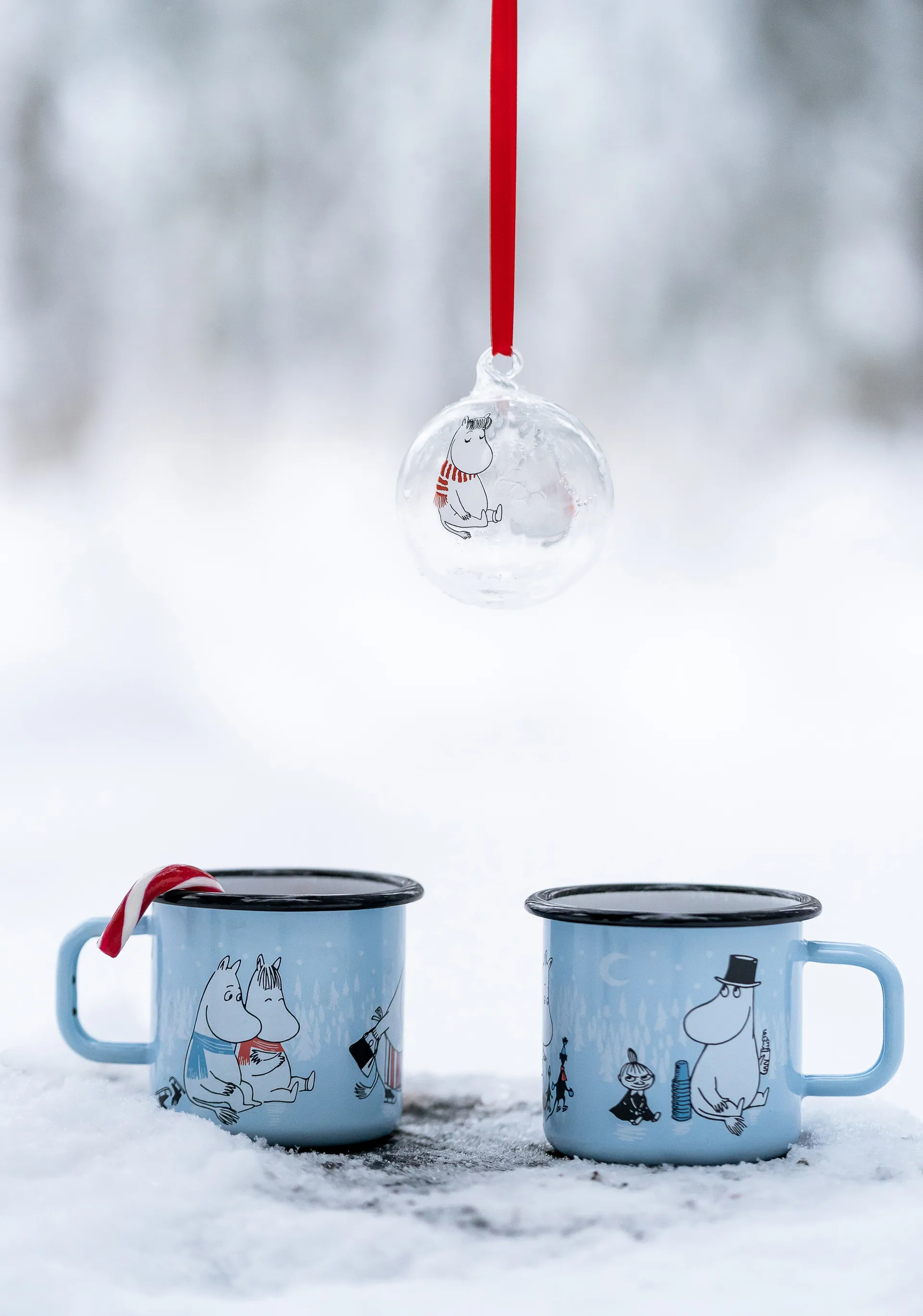 Boule de Noël Moomin Ø7 cm, Snorkmaiden Muurla