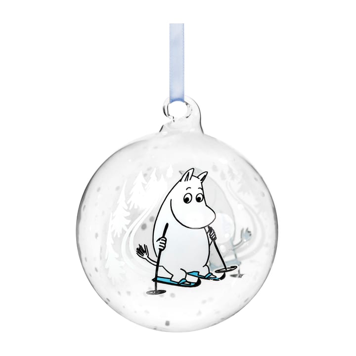 Boule de Noël Moomins Ø9 cm - Ski trip - Muurla