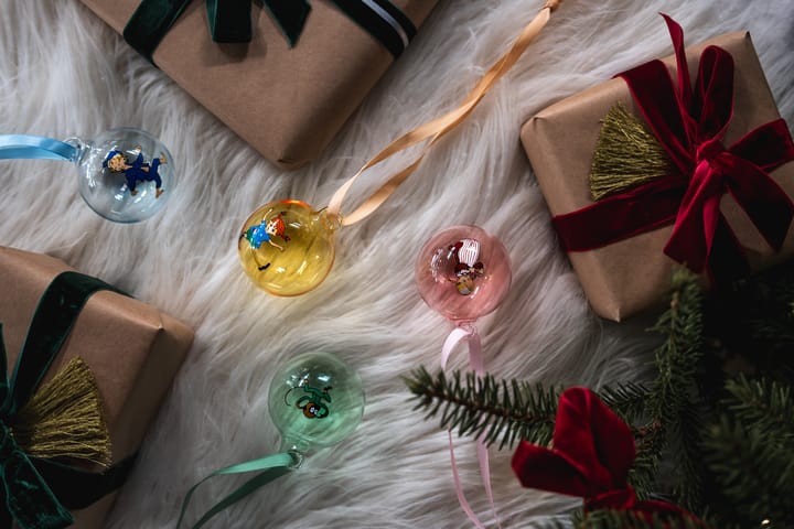 Boules décoratives Pippi et Emil Ø5 cm, lot de 4, Multi Muurla