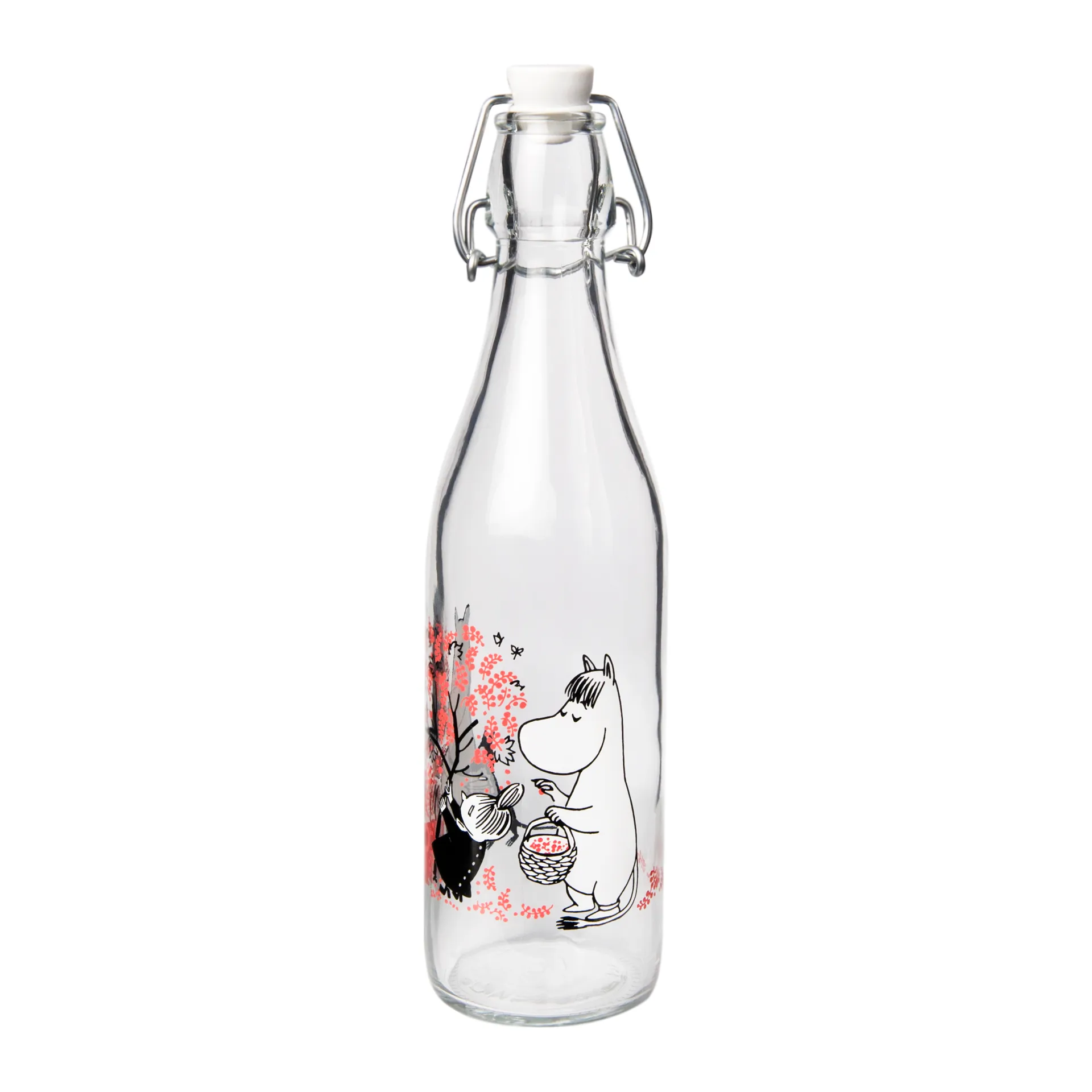 Bouteille de verre Moomin 0,5 l, Baies Muurla