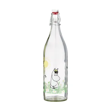 Bouteille de verre Moomin 1 L - Meadow - Muurla