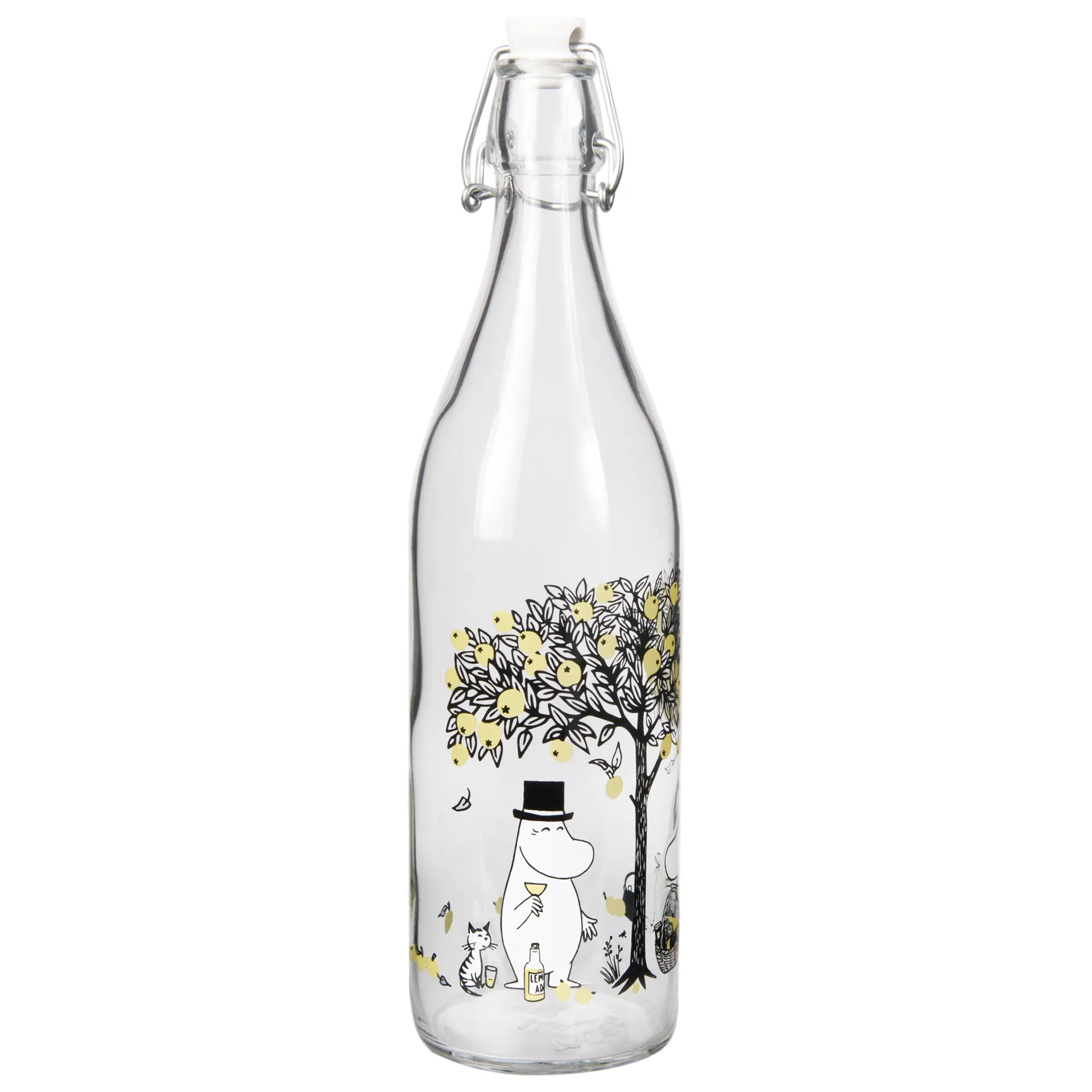 Bouteille de verre Moomin 1 L, Pommes Muurla