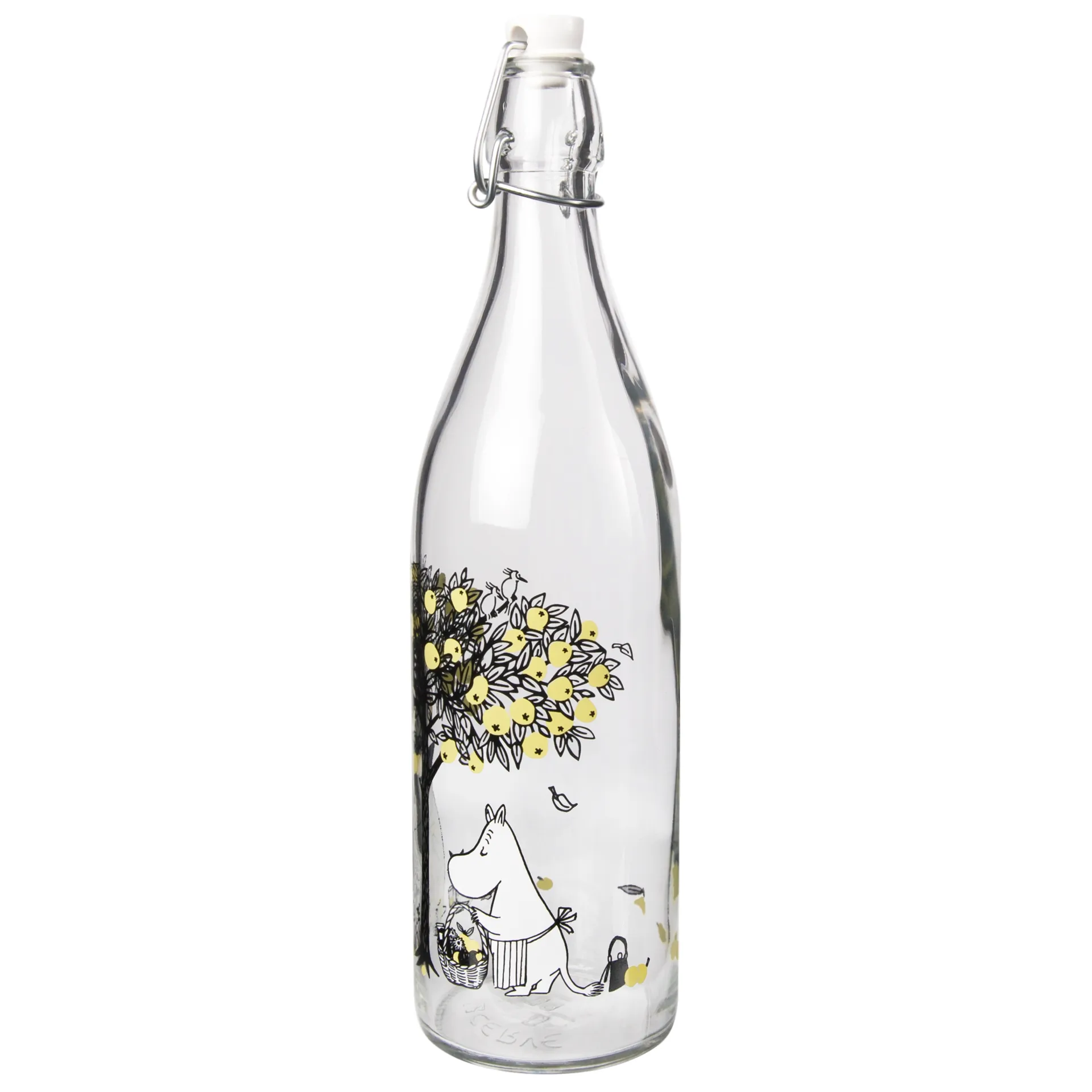 Bouteille de verre Moomin 1 L, Pommes Muurla