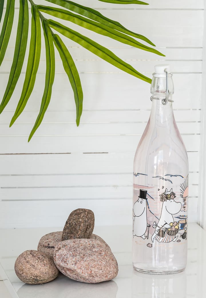 Bouteille de verre Moomin 1 l - The Beach - Muurla