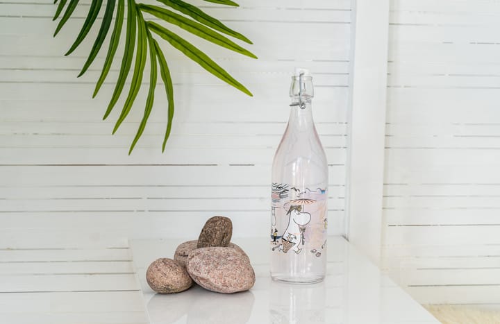 Bouteille de verre Moomin 1 l - The Beach - Muurla