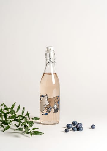 Bouteille en verre Blueberries 0,5 L - Transparent - Muurla
