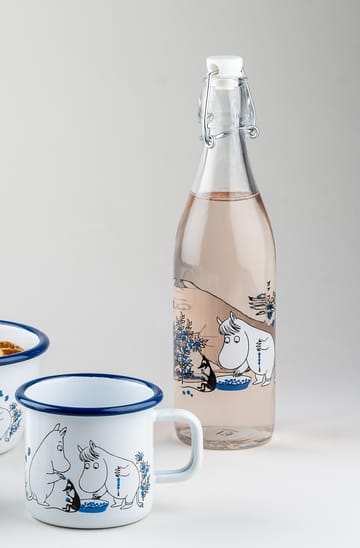 Bouteille en verre Blueberries 0,5 L - Transparent - Muurla